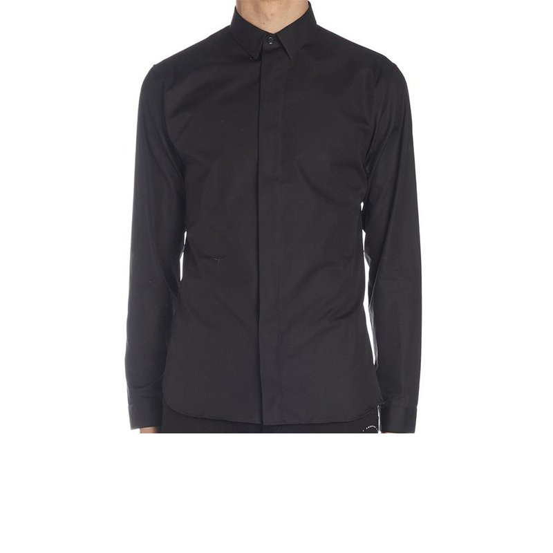 Dior/迪奥男装衬衫纯白色奢品长袖衬衣 733C518B1581 089