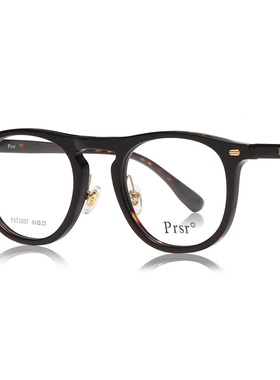 帕莎prsr王源同款酷黑眼镜框素颜小脸可配近视防蓝光眼镜架71037