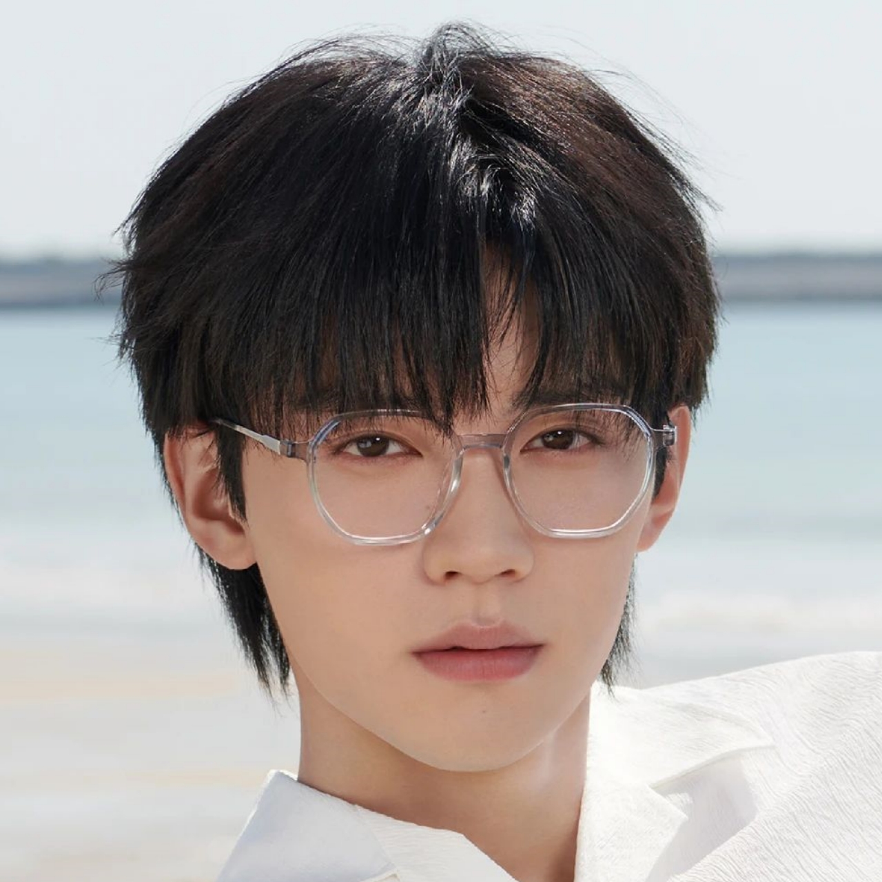 latemon浪特梦同款眼镜男