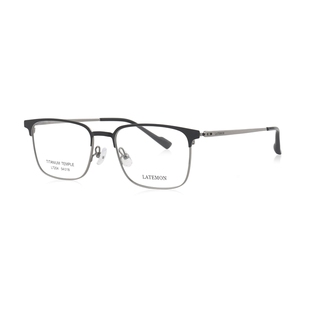 浪特梦板材眼镜框超轻钛架眼镜架明星可配近视镜片百搭简约潮7204