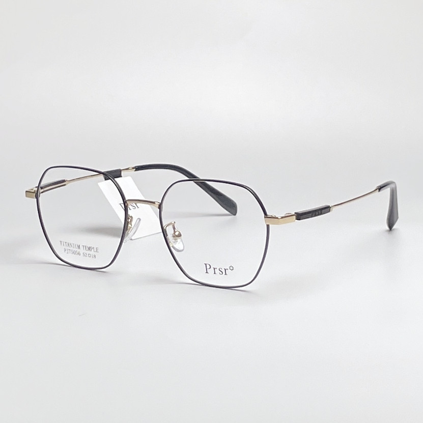 prsr帕莎眼镜王源同款超轻眼镜框男纯钛金属镜架可配近视女75056
