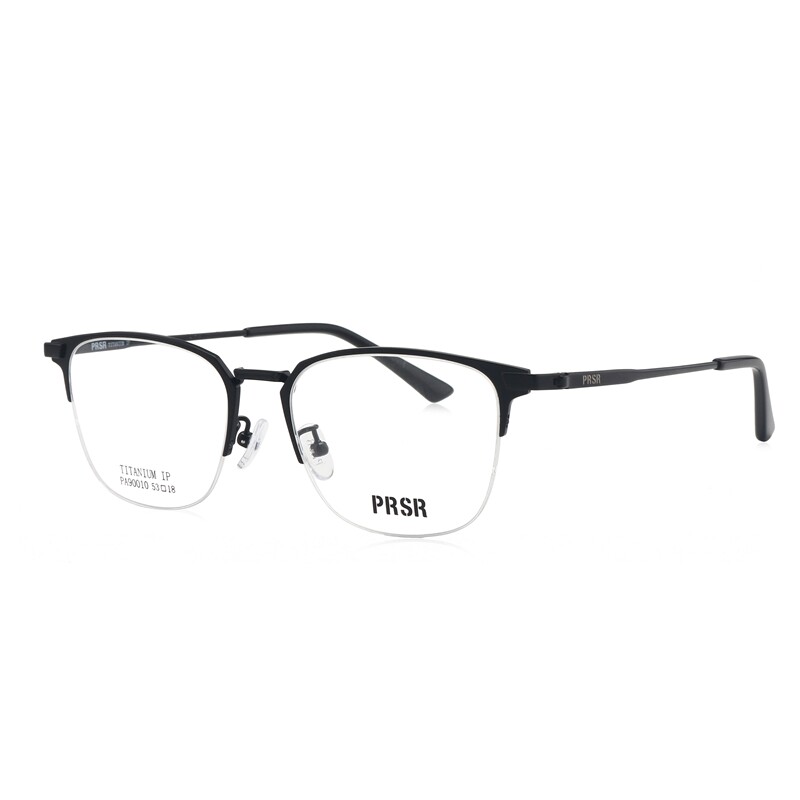 prsr帕莎眼镜架超轻眼镜框男纯钛金属镜架可配近视防蓝光女90010