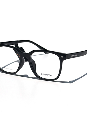 施洛华眼镜玳瑁色小圆框镜架时尚百搭配度数防蓝光近视眼镜SF836