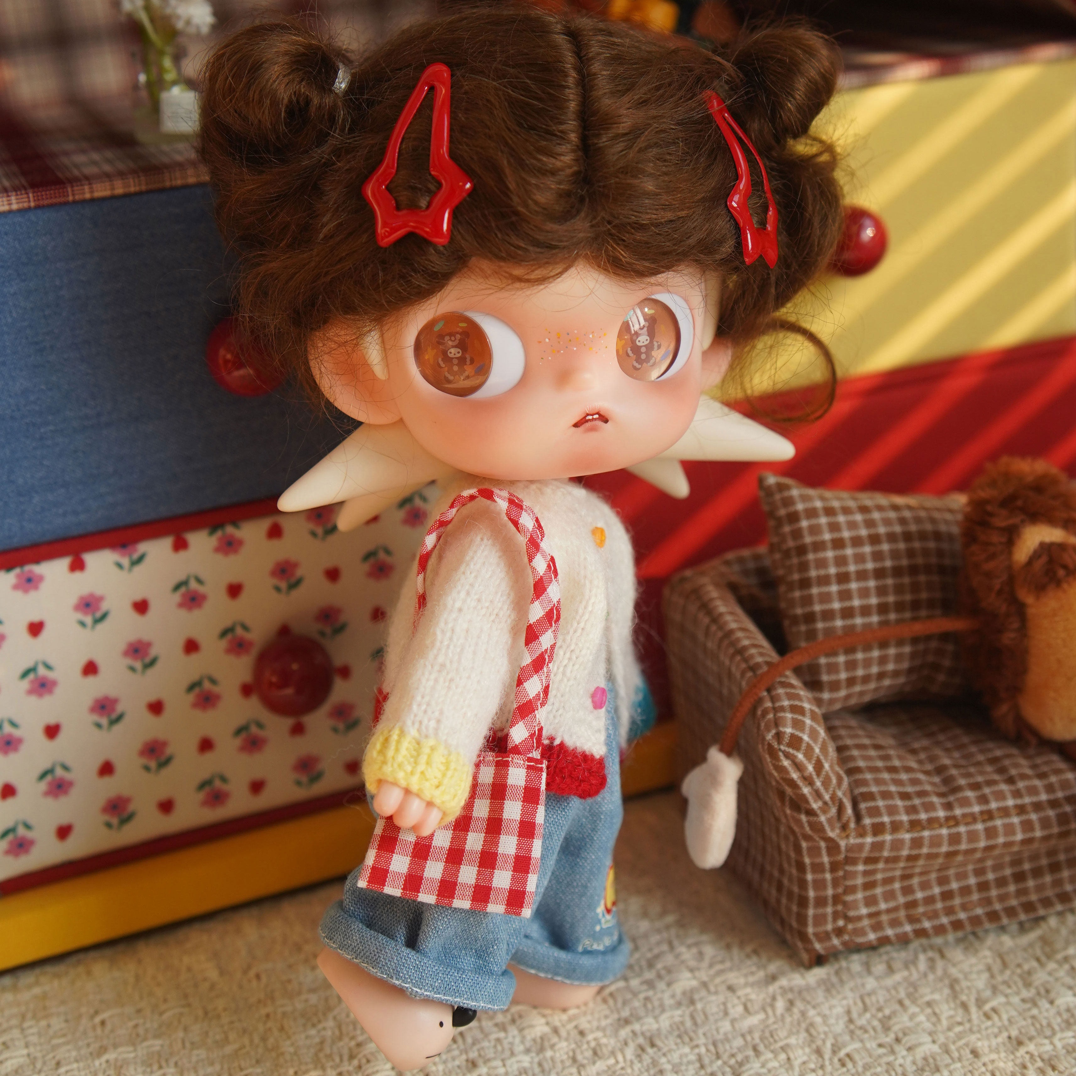 不拔头穿八分娃zsiga娃衣新年穿搭纯手工针织毛衣bjd嘎子姐娃衣,模玩/动漫/周边/娃圈三坑/桌游,潮玩娃衣,淘宝优惠券,粉丝福利购,淘宝优惠卷