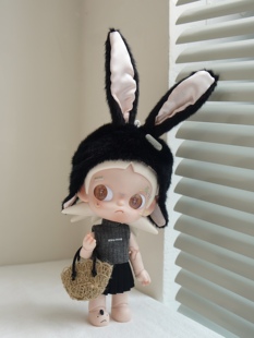 8分娃zsiga、molly娃衣灰色背心百褶裙套装不拔头穿