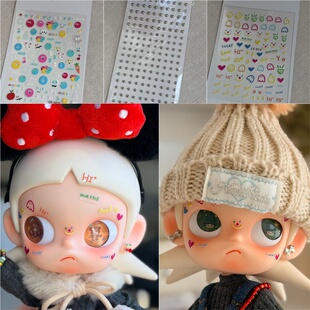 Zsiga 脸贴金属铆钉贴片molly服装配饰装饰贴纸脸蛋装饰贴