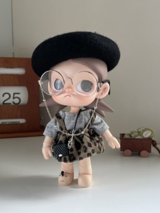 zsiga娃衣八分娃娃衣气质有型豹纹裙molly娃衣可动人偶bdj娃衣