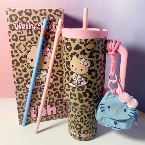 适配野兽派HelloKitty猫巨无霸保温杯三丽欧tbh吸管配件替换吸管