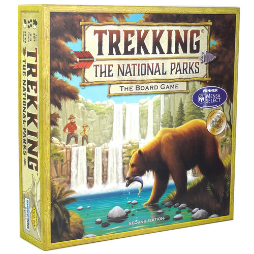 Trekking the national parks全英文版国家公园策略棋牌游戏卡片