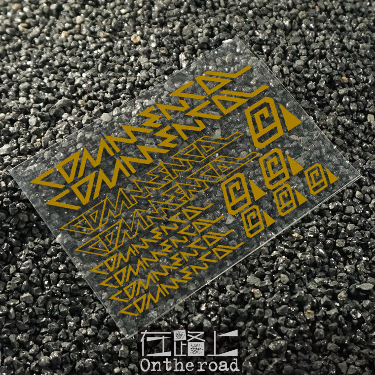 COMMENCAL 산악 자전거 반사 자전거 스티커 반사 방수 투르 드 프랑스 자전거 경주 대만 스티커