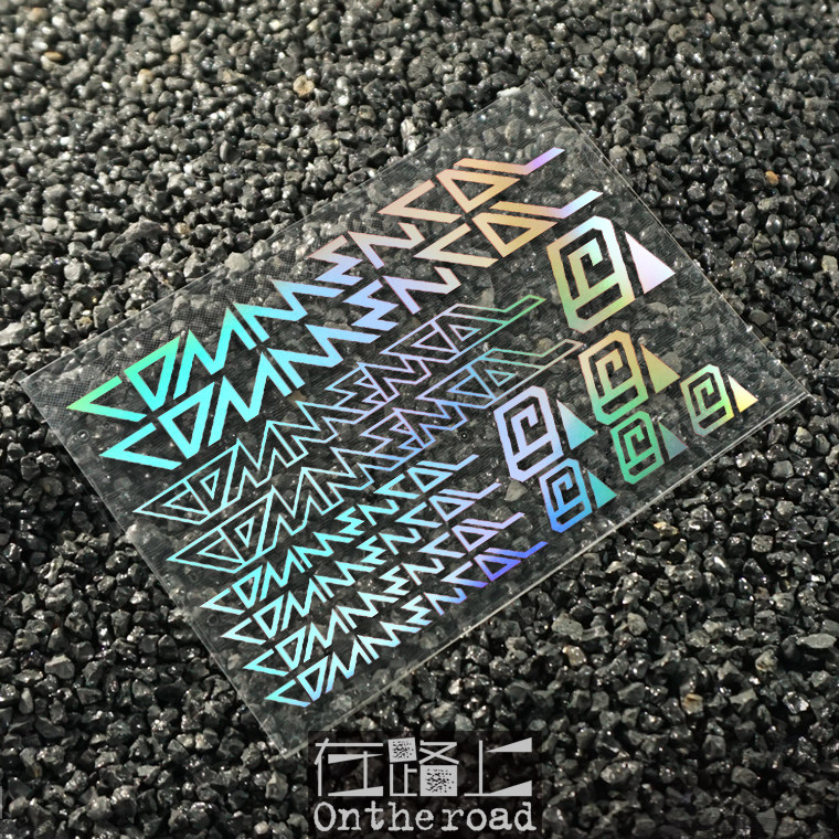 COMMENCAL 산악 자전거 반사 자전거 스티커 반사 방수 투르 드 프랑스 자전거 경주 대만 스티커