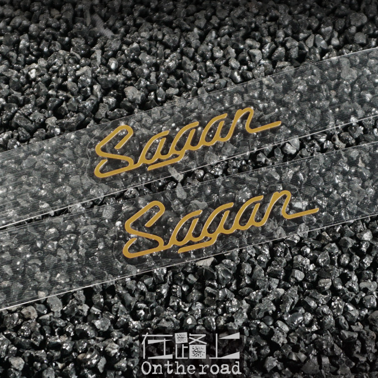 SAGAN SAGAN 스티커 도로 튜브 자동차 스티커 프레임 튜브 스티커 BORA 팀 방어 경쟁 방지 물 반사