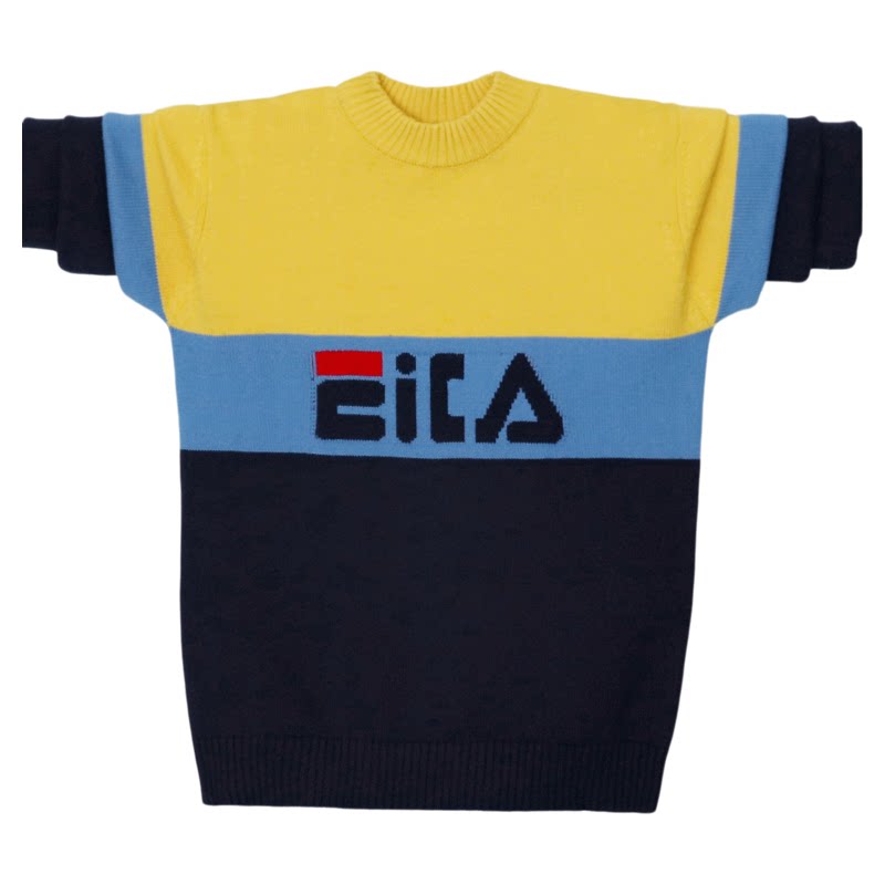 纯棉男童毛衣针织衫内搭圆领套头长袖秋冬款加厚保暖中大童打底衫