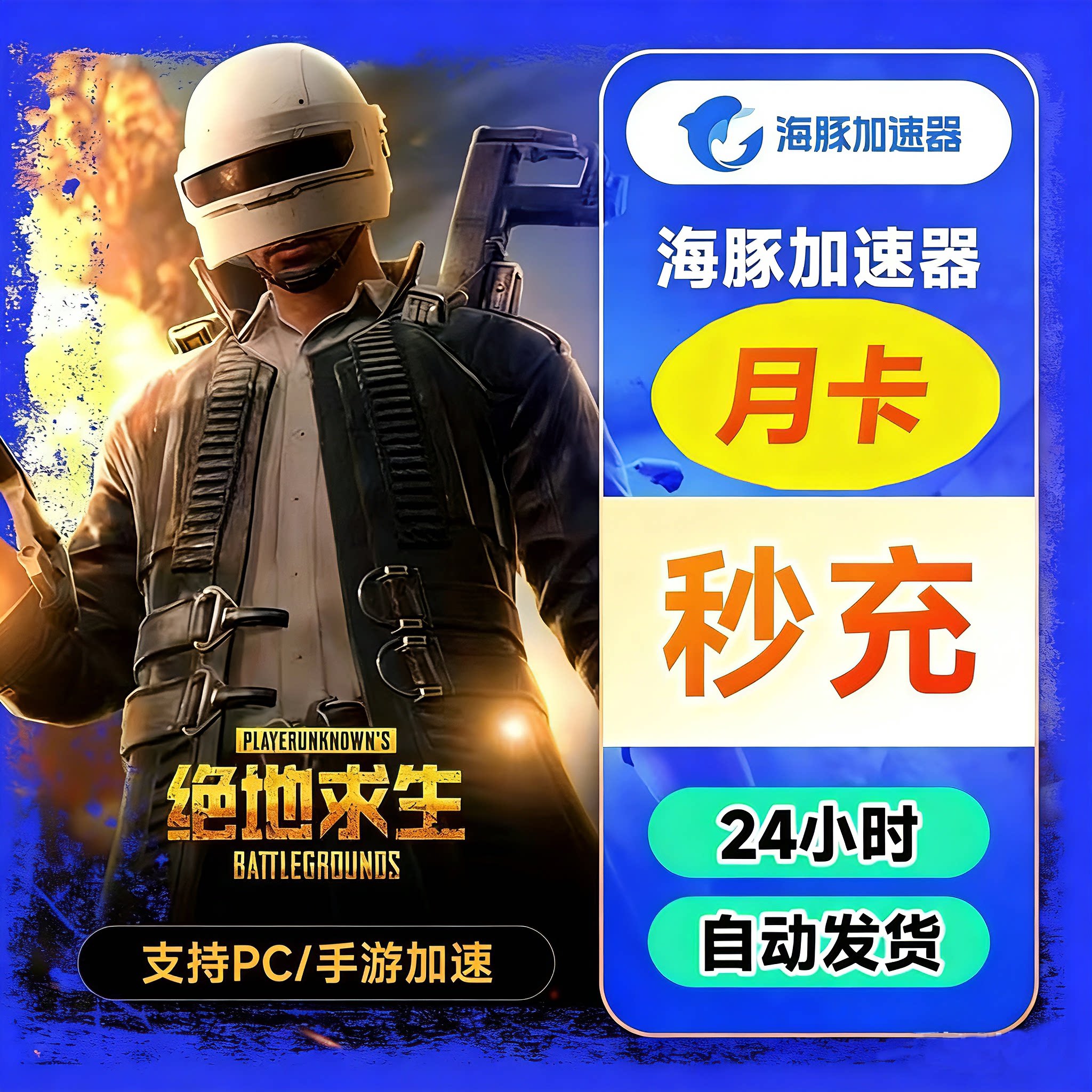 海豚加速器1/3/7/30天卡生活娱乐线上会员