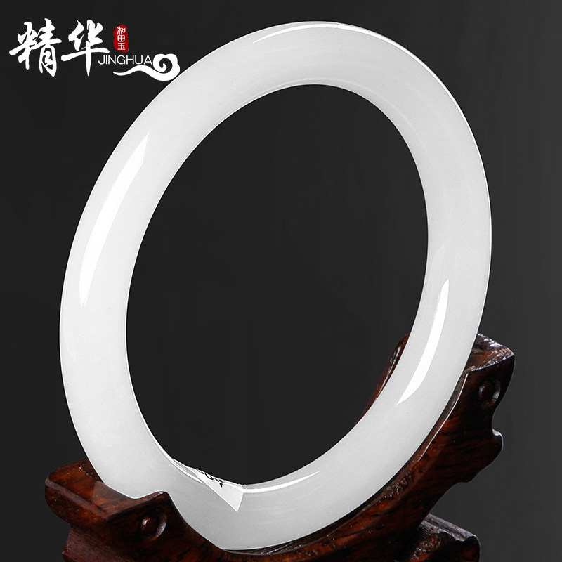 白翡翠手镯素材模板-白翡翠手镯图片下载- 小麦优选