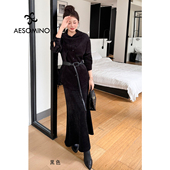 套装 女衬衫 上衣外套 春秋时尚 长款 半裙通勤百搭两件套CAKVQ