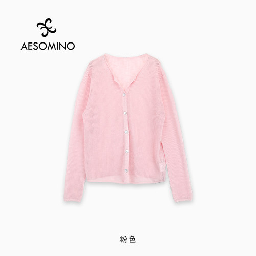 【新品】AESOMINO衣莎美诺夏针织上衣Y483B8073