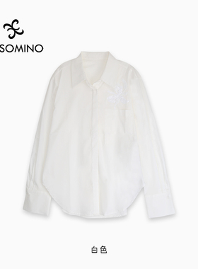 【新品】Aesomino/衣莎美诺春秋衬衫白色Y332C4998