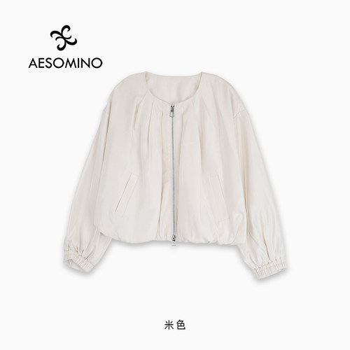 【新品】AESOMINO衣莎美诺春秋外套Y651C1310