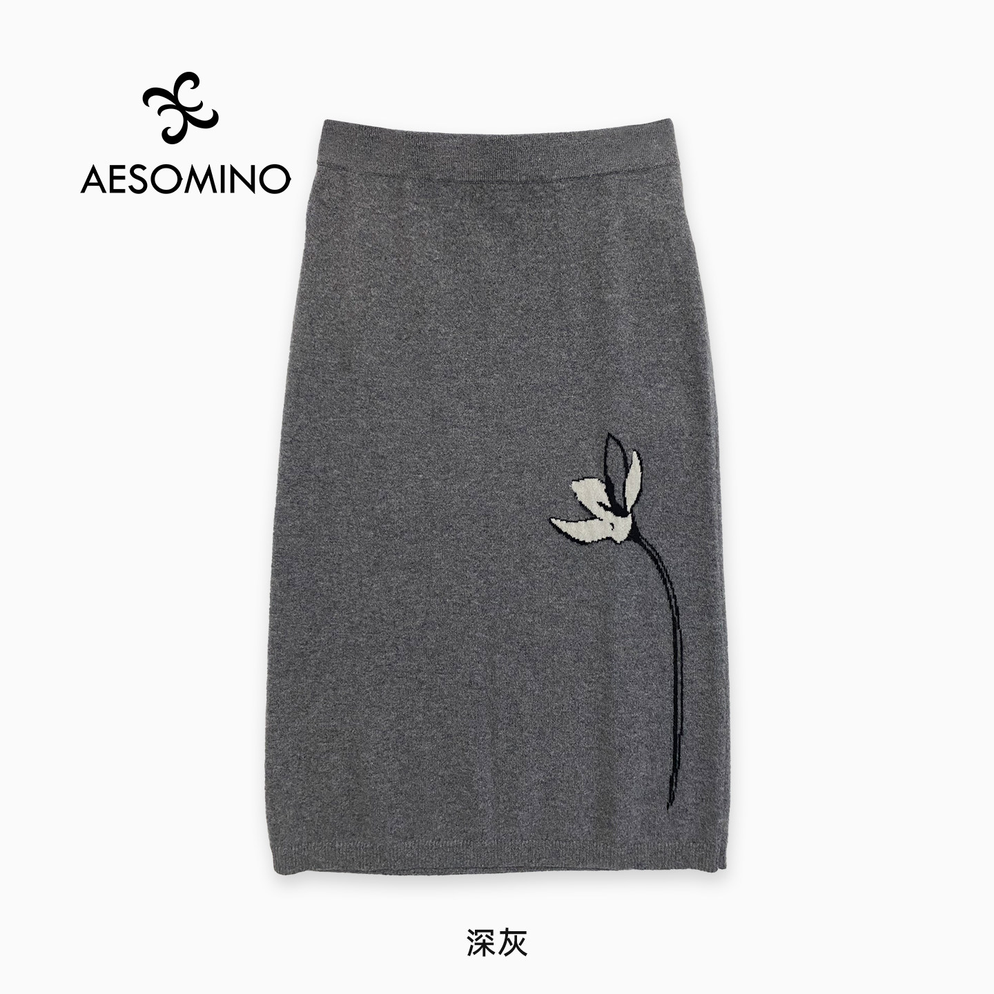 100%山羊绒半身裙女时尚百搭
