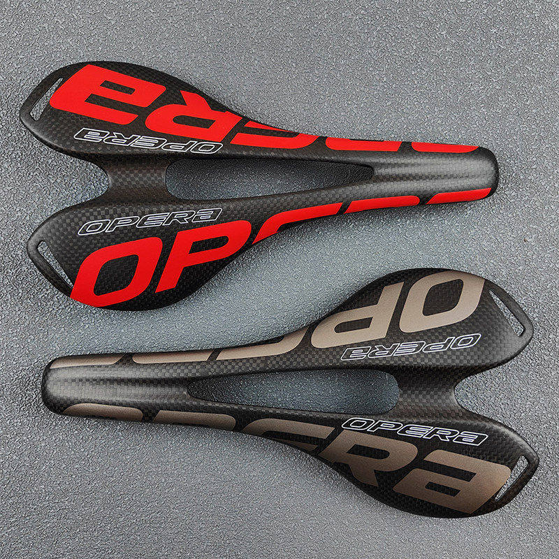 opera全碳纤维山地公路自行车座垫单车鞍座碳硬座升级轻量化车座