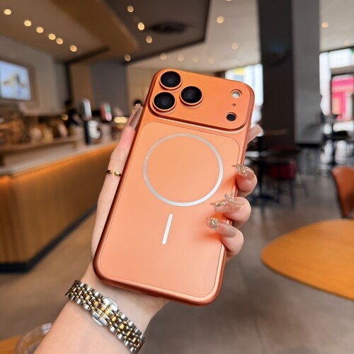 磁吸苹果17promax手机壳16proAG磨砂iPhone17新款带镜头膜全包防摔15promax薄14/13男女透明硬高级感防指纹潮