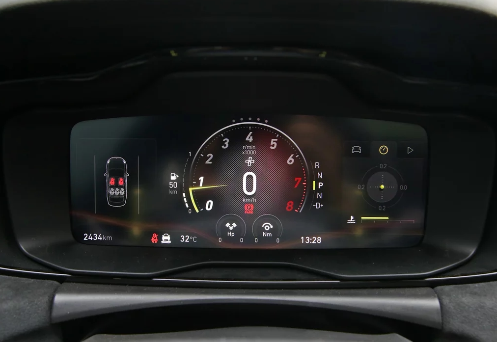 19款领克03仪表盘屏幕钢化玻璃膜 高清防指纹防反光防爆防蓝光膜