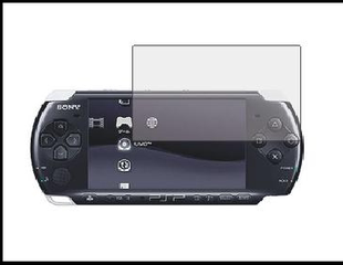 PSPE1000游戏机屏幕钢化软膜防爆防刮全屏类纸膜 专用索尼PSP3000