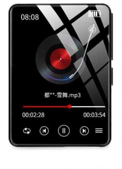 适用月光宝盒A3 16G MP3播放器屏幕膜 纤维钢化防爆防刮防指纹膜