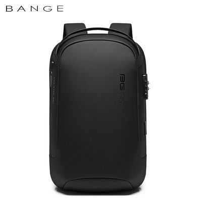 BANGE新品时尚背包轻商务跑车双肩包防盗休闲电脑包backpack