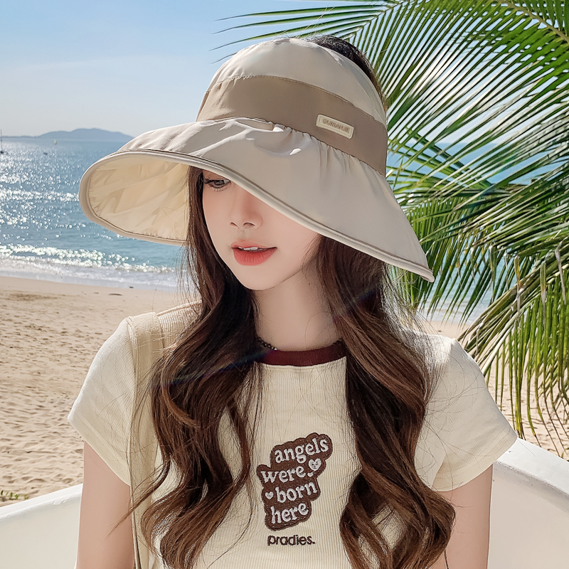 可扎马尾防晒太阳帽休闲百搭夏季