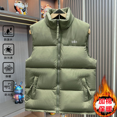 加棉马甲男加厚冬季外穿保暖背心