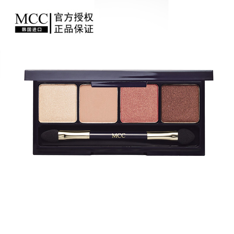 韩国进口闪耀四色眼影大地色懒人哑光珠光日常妆自然持久上色