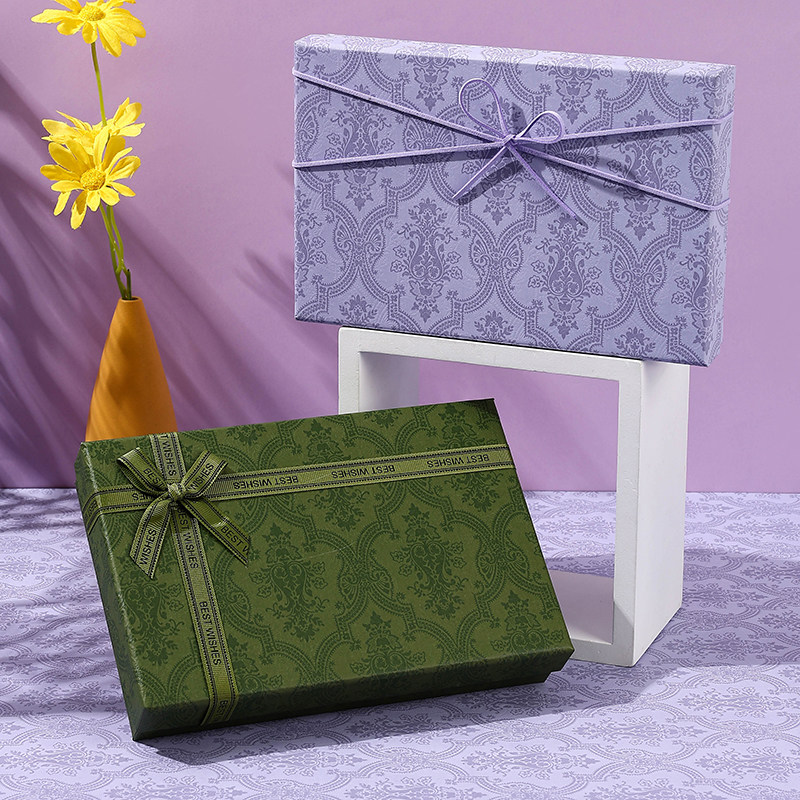 伴手礼礼盒空盒生日礼物盒子衬衫围巾睡衣包装盒520礼物盒送女生