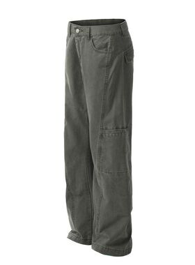 DC+D1633美式潮牌复古阔腿解构拼接微喇工装裤宽松休闲裤男女同款