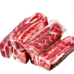 澳洲进口原切谷饲安格斯牛肋条鲜冻牛肉新鲜散养牛腩去骨烧烤商用