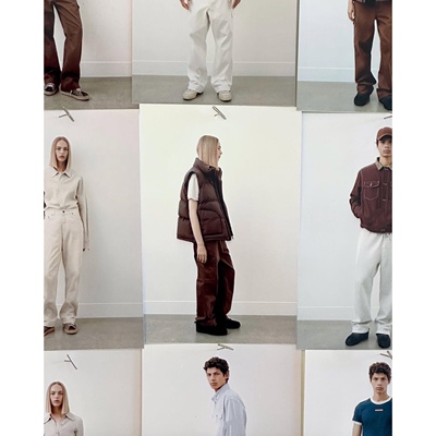 加州休闲街头Mh褶皱灯芯绒直筒裤