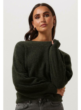 丹麦极简MC Lillian Hope基础款灯笼袖圆领套头针织衫 三色