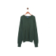 男款 棉质 美系经典 墨绿色pony刺绣圆领套头针织衫 毛衣