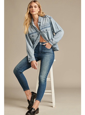 美系复古单宁LB 女款 bridgette/AVA水洗做旧紧身牛仔裤 合集