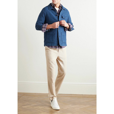 美系高端成衣PM 男款 $250 复古indigo蓝染多口袋工装夹克