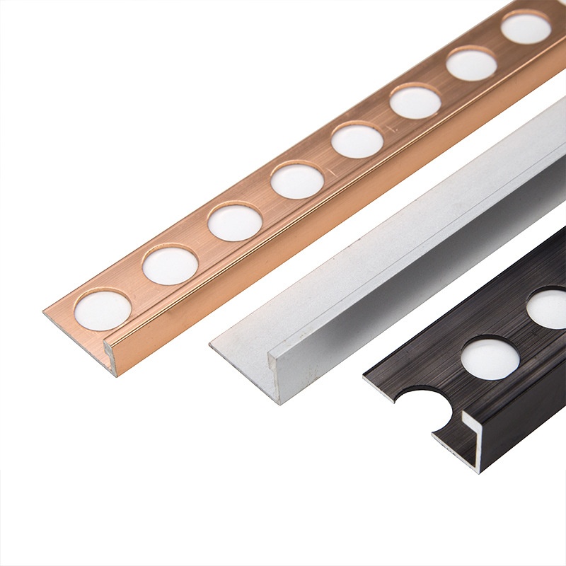 热销铝合金瓷砖阳角线l形收边条墙板7字型修边线铝合金收边条