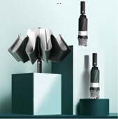 严选新款 男女伞十骨全自动钛银胶伞黑胶反光雨伞商务男女车载