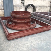 耐高温非金属补偿器 纤维织物补偿器 烟风道蒙皮补偿器