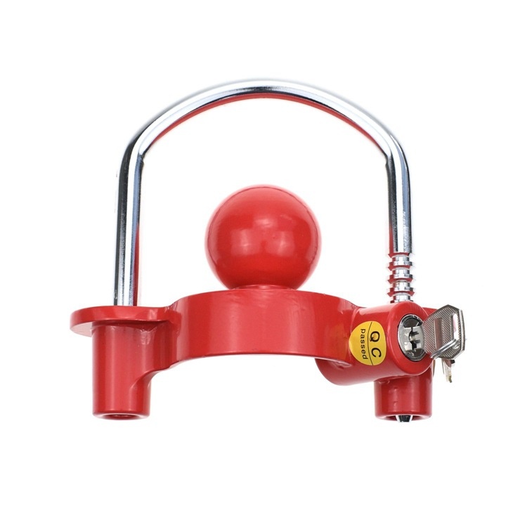 YH9006 U型花篮锁房车游艇拖车连接配件防盗锁锁具锌合金拖车锁具