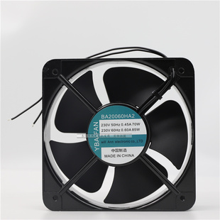 230V YBA 20060 BA20060HA2 20CM滚珠轴承电柜散热风扇 FAN风机