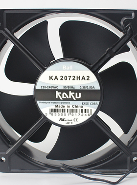 全新KAKU卡固风机KA2072HA2 20872 220V镁合金高温防水风扇