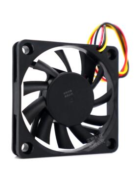全新 6cm厘米60x60x10mm 双滚珠轴承 FG测速 5v 12v 三线散热风扇