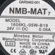 原装正品NMB 4020 4厘米 1608KL-05W-B19 24V 0.06A 3线设备风扇