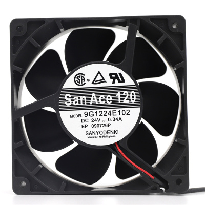 三洋 9G1224E107/E102/E115/E101/E1D01/D07/D08 DC24V 0.34A风扇